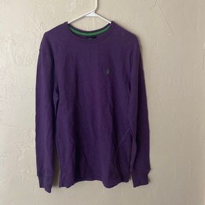 Men’s Volcom waffle knit long sleeve tee